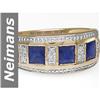 Image 1 : 2.08 ct Sapphire & Diamond Ring 14kt Gold