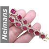 Image 1 : 28.4 ct Ruby & Diamond Bracelet 14kt Gold