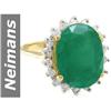 Image 1 : 9.13 ct Emerald & Diamond Ring 14kt Gold