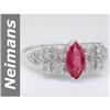 Wow 1.29 ct  Quality Ruby & Diamond Ring 14kt Gold New
