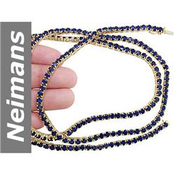 83.85 ct Sapphire Necklace 14kt Gold