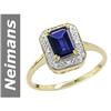 Image 1 : 1.20 ct Sapphire & Diamond Ring 14kt Gold