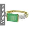 Image 1 : 2.50 ct Emerald & Diamond Ring 14kt Gold