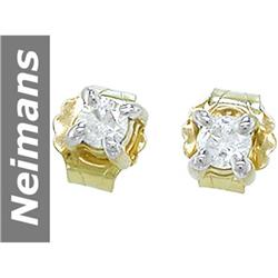 .17 ct Diamond Earrings 14kt Gold