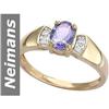 Image 1 : .82 ct Tanzanite & Diamond Ring 14kt Gold