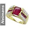 Image 1 : 3.69 ct Ruby & Diamond Ring 14kt Gold