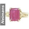 Image 1 : 4.10 ct Ruby Ring 14kt Gold