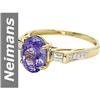 Image 1 : 2.85 ct Tanzanite & Diamond Ring 14kt Gold