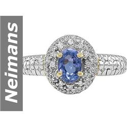 .89 ct Ceylon Sapphire & Diamond Ring 14kt Gold