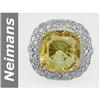 Image 1 : 8.08 ct Citrine & Diamond Ring 14kt Gold