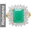 Image 1 : 5.71 ct Emerald & Diamond Ring 14kt Gold
