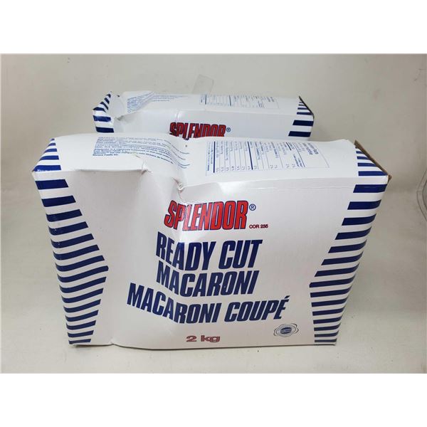 Splendor Ready Cut Macaroni (2 x 2kg)
