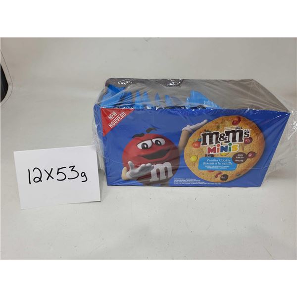 M&M's Minis Vanilla Cookies (12 x 53g)