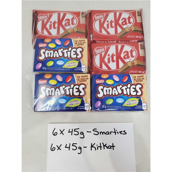Kit Kat and Smarties (12 x 45g)