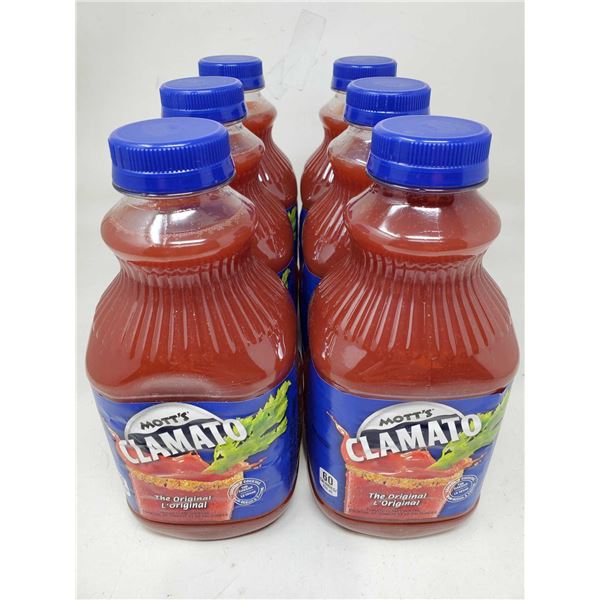 Mott's Clamato Original Tomato Clam Cocktail Beverage (6 x 945ml)