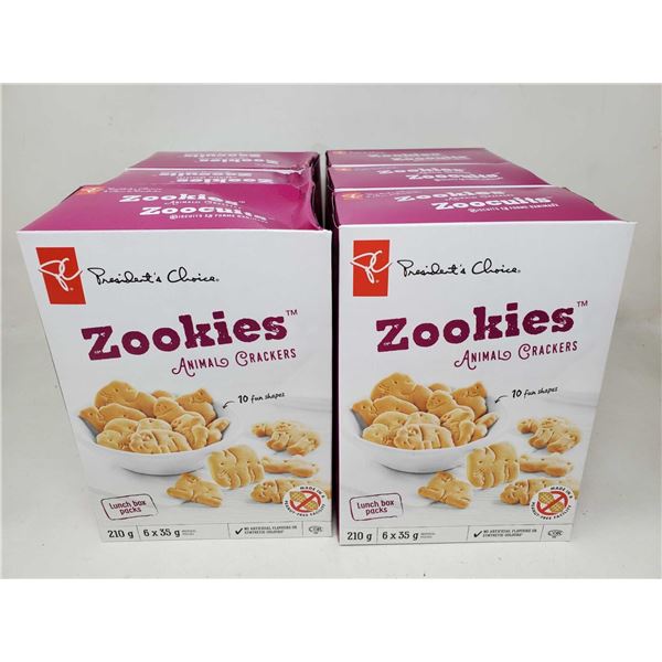 Zookies Animal Crackers (6 x 210g)