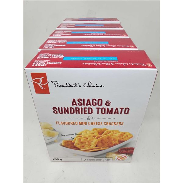 Asiago & Sundried Tomato Mini Cheese Crackers (5 x 200g)