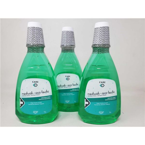 Mouthwash-Original Mint (3 x 1L)