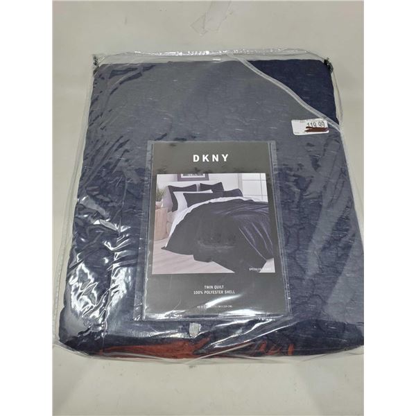 DKNY Twin Quilt- Speckled Jersey (68in x 88in)