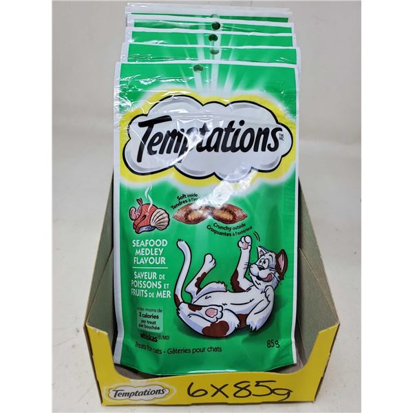 Temptations Seafood Medley Cat Treats (6 x 85g)