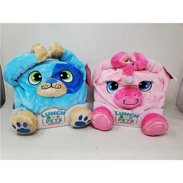 Plush Lunch Pets Lunch Boxes (2ct)