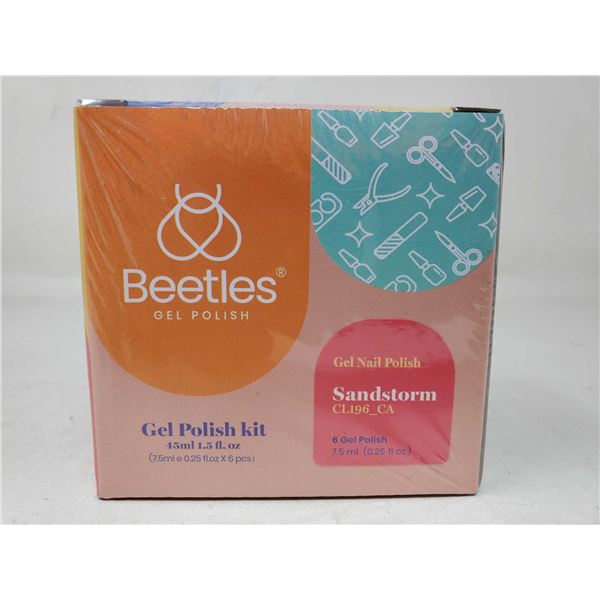 Beetles All-in-1 Gel Nail Polish Set- Sandstorm