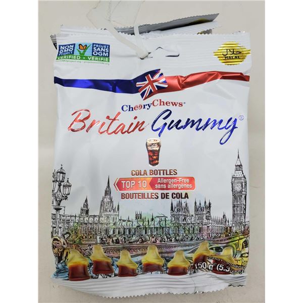 Cheary Chews Britain Gummy- Cola Bottles  (6 x 150g)