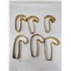 Image 1 : Lot of 6 Candy Cane Cookie Cutters
