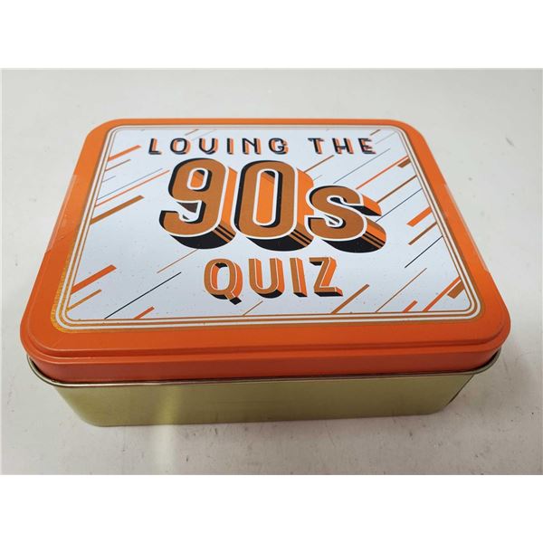 Loving the 90's Quiz Game