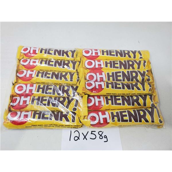 Oh Henry Candy Bars (12 x 58g)