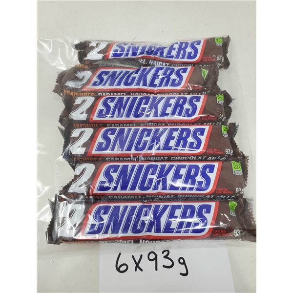 Snickers Candy Bars (6 x 93g)