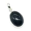 Image 2 : Silver Large Black Onyx(Gemstone 8.1ct) Hand Made Pendant (~weight 4.2g) NEW