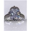 Image 2 : Ladies 1.3 Carat Pillow cut Solitaire Stone Vera Wang Style EWngagement ring NEW Size 7