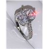 Image 4 : Ladies 1.3 Carat Pillow cut Solitaire Stone Vera Wang Style EWngagement ring NEW Size 7