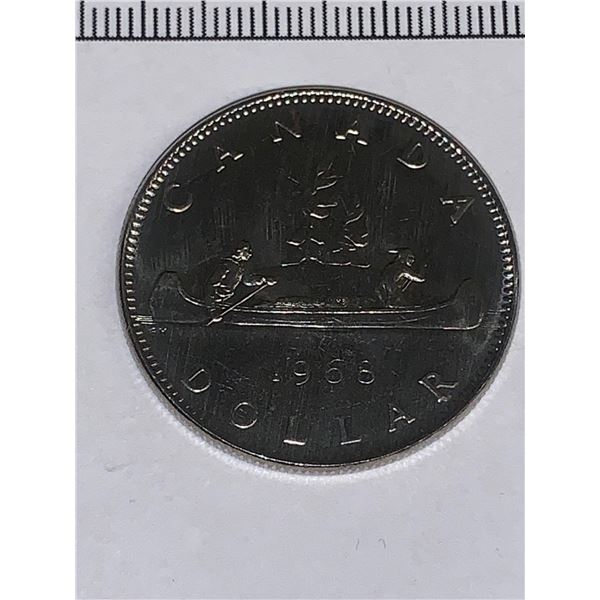 Canada 1968 Canoe dollar coin