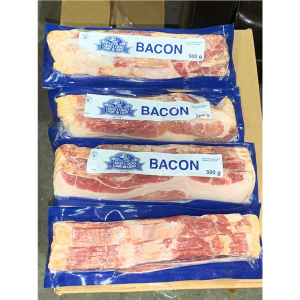 Carvers Choice Thick Cut Bacon Lot of 4 x 500g