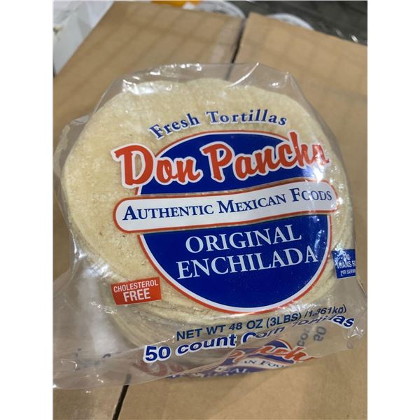 Don Pancho Authentic Corn Enchilada Case lot of 6 x 48oz - 18Lbs