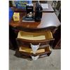 Image 2 : *NEW* - 2 Drawer Wooden Night Table with Fancy Trim