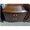 Image 1 : *NEW* - 2 Drawer plus Slide Out Writing Table, Wooden Bedside Table