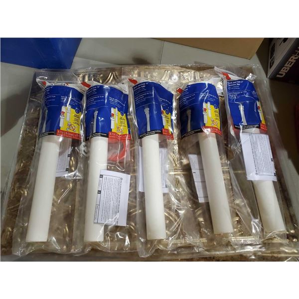 *NEW* -Quick and Easy 12" Extension Pipe for Sink Drains x5