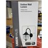 Image 2 : *NEW* Uber Haus Outdoor Wall Lantern - Black