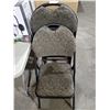 Image 1 : Padded Folding Chairs X3