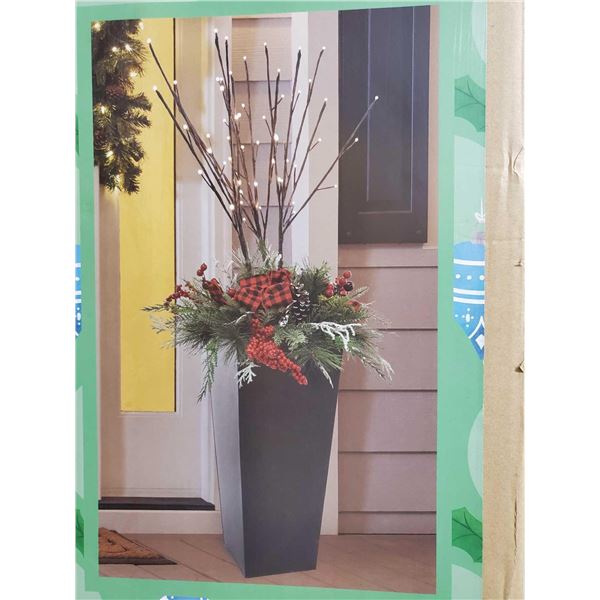 *NEW* Holiday Living LED 50" Prelit Potted Arrangement