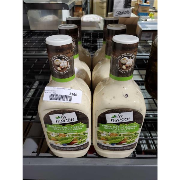 La Maison Fresh Garlic Caesar Salad Dressing 6X1.4L