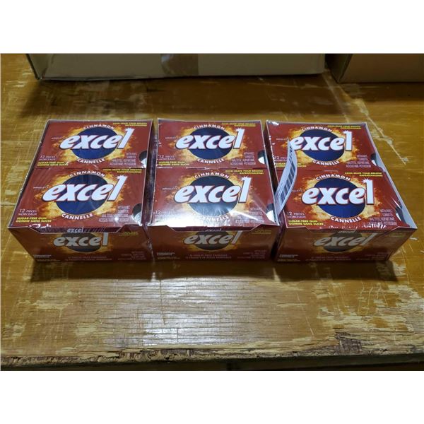 Excel Cinnamon Chewing Gum 12X 12 Piece Packs