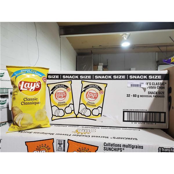 Lays Original Potato Chips 32X60g