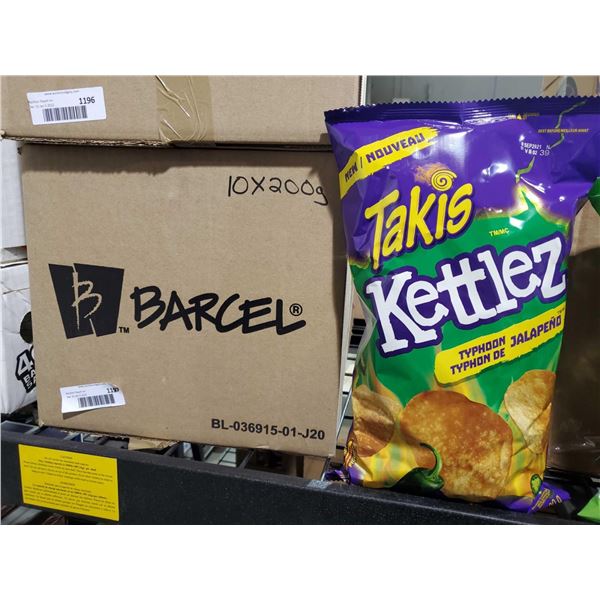 Takis Kettles Typhoon Jalapeno 10X200g