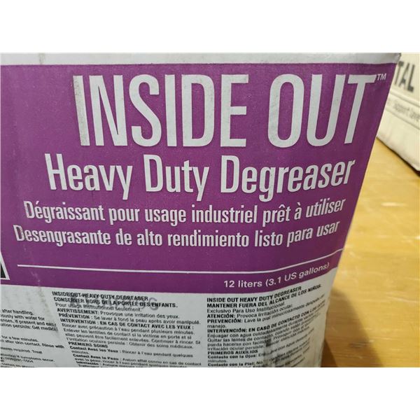 *NEW* - Inside out Heavy Duty Degreaser Bulk Pack with Refillable Spray Bottle 12 L