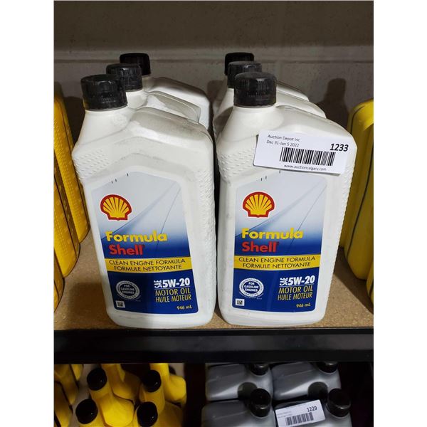 Shell Formula Clean Engine Formula 5W20 Motor oil 6x946ml