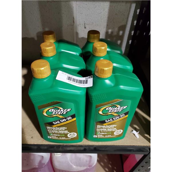 Quaker State 5W30 Ultimate Durability Full Synthetic Motor Oil 6x1Qt